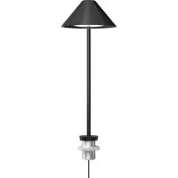 Louis Poulsen Keglen pöytälamppu Pin 3000 K musta Keglen, himmennettävä, Musta, Olohuone/ruokailutila, Alumiini, Design