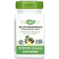 Nature'S Way , Glukomanna Konjakkaroottipuun perästä, 100 kasvissyöjä kapselia (665 mg per Kapseli)