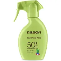 Bilboa Sapore di Aloe Trigger aurinkosuojasuihke sisältää aloe veraa SPF 50+ 250 ml