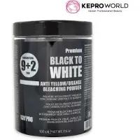 KayPro Black To White Anti Yellow/Orange Bleaching Powder vaalentava puuteri hiuksiin ammattilaiskäyttöön 500 g