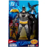 Batman Dc Crime Crusher Batman Action Figure, 25 Plus Phrases & Sounds, Articulation, 4 Weapons - Grey - ONE SIZE