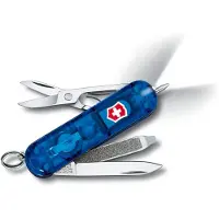 Victorinox Signature Lite, Swiss pocket knife, transparant blue