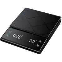 INF 5 kg/0,1 g kahvivaaka ajastimella USB-latauksella Black