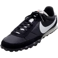 Nike Matalavartiset tennarit 'Waffle Racer' musta / luonnonvalkoinen