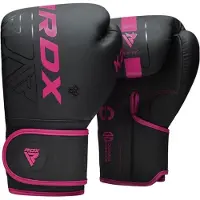 RDX Sports F6 Kara Keinonahkaiset Nyrkkeilyhanskat