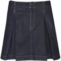 Calvin Klein Jeans Pleated Denim Skirt Ck Classic R - Navy - 28