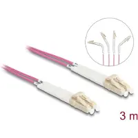 DeLOCK 88089, 3 m, OM4, LC, LC