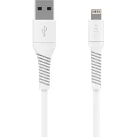 FIXED LIQUID Silicone cable USB-A/Lightning 1.2m White