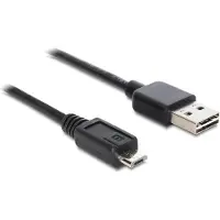 DeLOCK – Cable EASY-USB 2.0 Type-A male > USB 2.0 Type Micro-B male 50 cm black (85156)