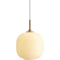 Louis Poulsen VL45 Radiohus kattovalaisin Ø17,5 cm Brass-pale yellow glass
