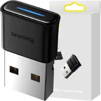 Baseus BA04 Bluetooth 5.0 USB-sovitin / dongle - Musta