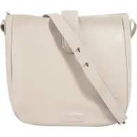 Bugatti Elsa Crossbody-laukku Nahka 30 cm Valkoinen