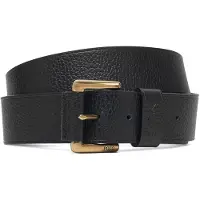 Ralph Lauren Pebbled Leather-Polo Keep Bt-Blt-Me - Black - 42