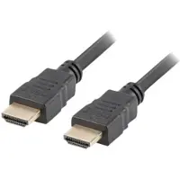 Lanberg CA-HDMI-11CC-0010-BK, 1 m, HDMI-tyyppi A (vakio), HDMI-tyyppi A (vakio), 3D, 10,2 Gbit/s, Musta