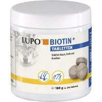 Luposan 2 x 180 g Biotiini koiralle & kissalle