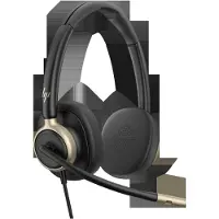 HP Poly Mission 825 USB-kuulokemikrofoni, on-ear, langallinen, ANC, musta