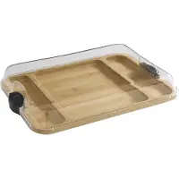 Farberware - Build-a-Board Tarjoiluastia kannella 30,5x40,5 cm Kirkas/Bambu