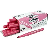 BIC Värihuopakynät - KIDS - VISACOLOR 1161 - 12 kappaleen laatikko - Lukittava kärki - Pestävä onki
