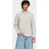 Only & Sons Onsoxford Ls Shirt Frml Noos - Brown - XL