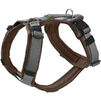 Hunter - Harness Maldon Up Polyester brown/grey 47-69/S-M - Koirat - Kaulapannat