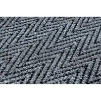 Rugsx Alfombrilla antideslizante 100 cm MAGNUS 2954 Zigzag exterior, interior gris 100x170 cm