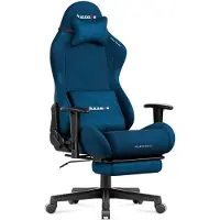 Huzaro Pelituoli Force 5.7 blue jalkatuella, sininen, PU-nahka