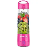 NutriBullet Blender kannettava - NutriBullet - NBP003BP - 70W - 0.475L - Vaaleanpunainen - 1 juomapullollinen mukana