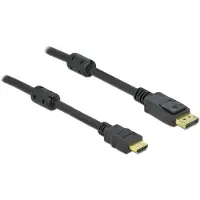 DeLOCK – Active DisplayPort 1.2 to HDMI Cable 4K 60 Hz 10 m (85960)