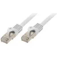 S/CONN Shiverpeaks BASIC-S patch cable - 3 m - white - Valkoinen