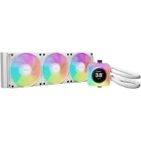 be quiet! LIGHT LOOP IO LCD | 360mm, All-in-one-nesteenjäähdytin, 12 cm, 105,1 m³/h, Valkoinen (BW033)
