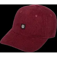 Element Icon Dad Cap Corduroy - Burgundy - ONE SIZE