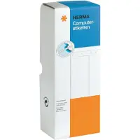 Herma 8210, Valkoinen, Itse kiinnittyvä tulostintarra, Selluloosa, Paperi, Pistematriisi, Matta, FSC Mix