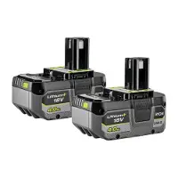 Ryobi Akkupaketti 2 kpl 18 V 4,0 Ah