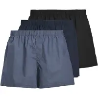Jack & Jones Jacmilano Woven Boxers 3 Pack Noos - Navy - L