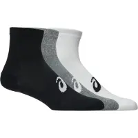 Asics 3 Pack Quarter Sock - Multi/patterned - XL