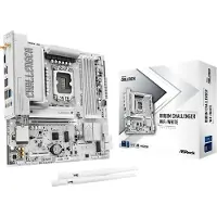 Asrock Challenger B860M WiFi 7 valkoinen LGA1851 mATX -emolevy