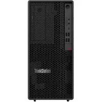 Lenovo ThinkStation P2 Tower Gen 2 Intel Core Ultra 7 265K vPro, 32 Gt, 1 Tt, Win 11 Pro -työasema, tornikotelo, musta
