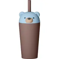 Asobu Bestie Sippy Eristetty Muki Oljella Bear White-Onesize Valkoinen One Size 3+ Years Pojat, Tytöt