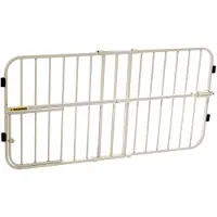 Carlson - Pet Gate Lil' Tuffy Expandable With Small Pet Door White 66-107 x 46 cm - Koirat - Koiran kuljetushäkit ja -laukut - Pentuaitaukset ja Koiraportit