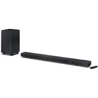 Sharp HT-SBW55121(BK), 5.1.2, Dolby Atmos soundbar -äänijärjestelmä, langattomalla subwooferilla, musta