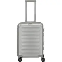 Travelite Next 4-pyöräinen käsimatkatavara, Alumiini, 55 cm Harmaa