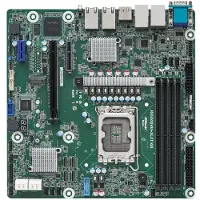Asrock W680D4U-2L2T/G5, 1xSKT LGA1700, Intel Core 12/13 Gen., W680, 4xDIMM, SATA, 1xM.2, 2xGbE, 2x10GbE, IPMI (W680D4U-2L2T/G5)