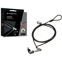 Conceptronic CUSTODIO02BNTM, 1,8 m, Nano, 2 Avainta, Musta