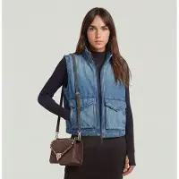 G-Star 2-Pocket Padded Zip Vest - Medium blue - Women