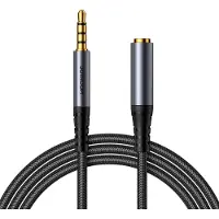 JOYROOM Audio cable SY-A09 mini jack 3.5mm female / AUX mini jack 3.5mm male 1.2 m black