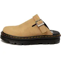 Dr. Martens Zebzag Mule Savannah Tan Eh Suede - Beige - 44