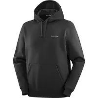 Salomon Men's Logo Hoodie Deep Black Pitkähihaiset paidat XL