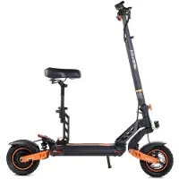 KUKIRIN G2 MAX - Pienois sähköpotkulauto - 10'' Renkaat - 1000W Moottori - 48V 20Ah Akka - 80km Kantama - Iskunvaimentimet - Musta
