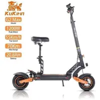 KUKIRIN G2 Max Sähköscooter - 60 km/h, 80 km Kantama, 30 Nousu, IP54, 10" Maasto-Okset