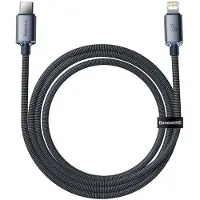 Baseus Crystal Shine USB-C / Lightning Kaapeli CAJY000201 - 1.2m - Musta